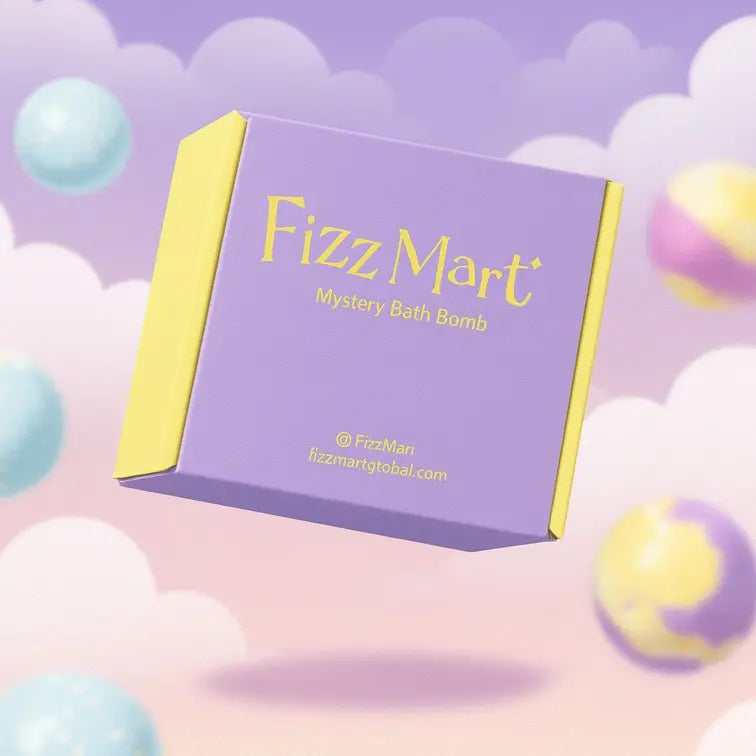 FizzMart Mystery Jewelry Surprise Ball – Melt to Reveal a Ring, Earrings, Necklace, or Bracelet | Stress-Relief Bath Bomb, Fun Holiday Gift for Her Me-Time